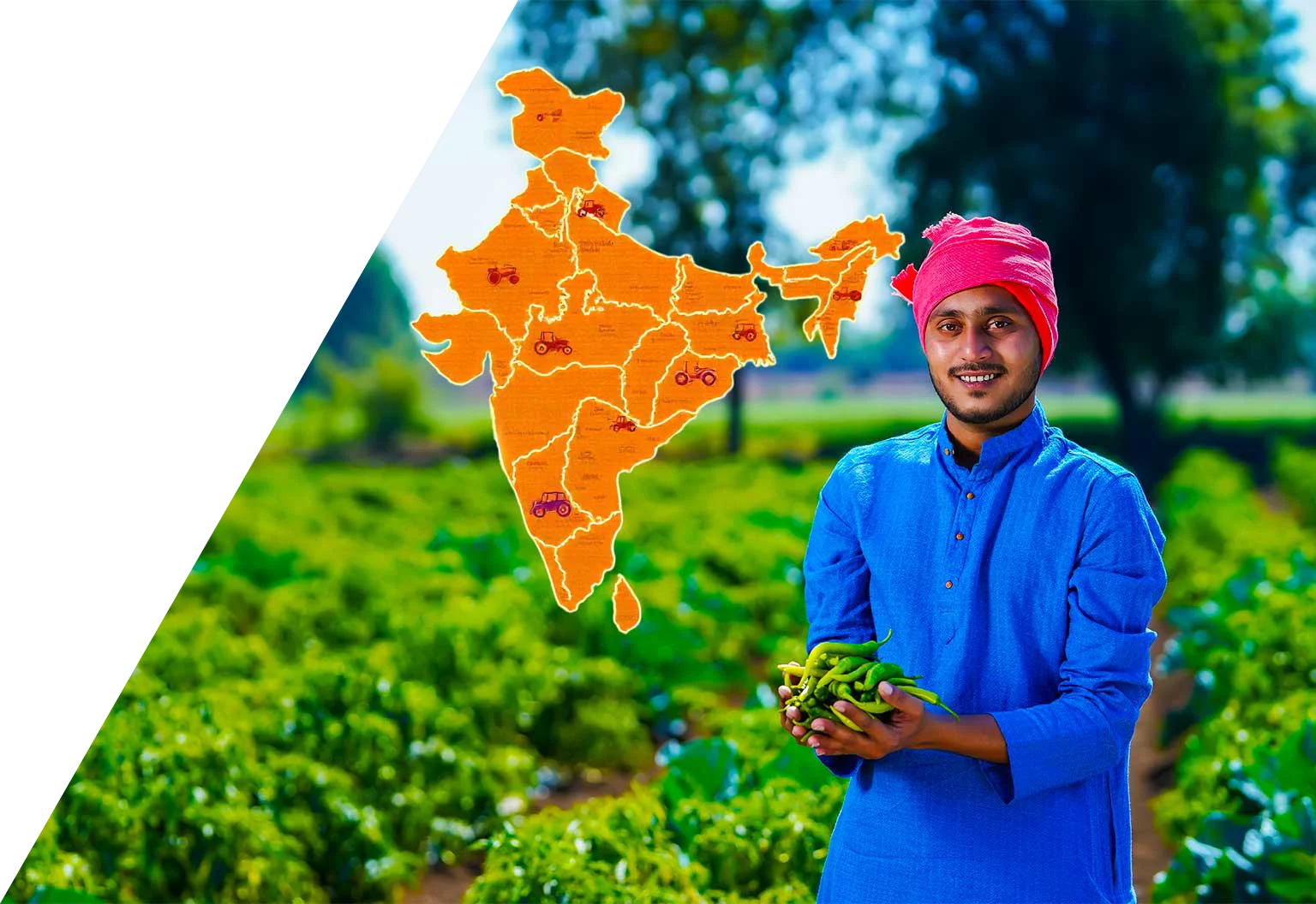 Happy Indian Farmers